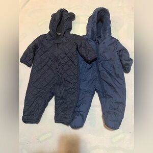 Rothschild Quilted Navy and Starry Blue Puffers